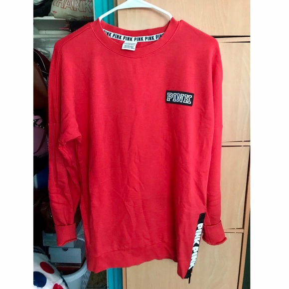 PINK Victoria's Secret Sweaters - PINK Oversized Sweatshirt SIZE XS